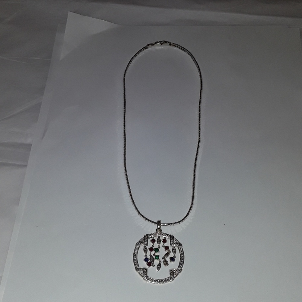 925 Silver Necklace with 925 Pendant