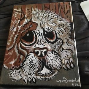 Painting who doesn't love puppies 😍
