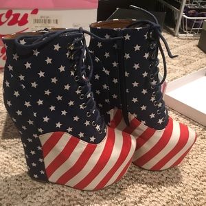 Jeffrey Campbell Damsel Stars & Stripes