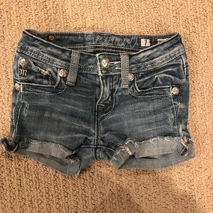 Kids miss me jean shorts