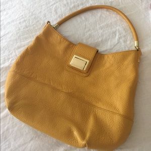 🌞Talbots Yellow leather handbag