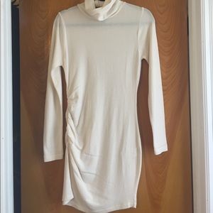 Off white long sleeve dress