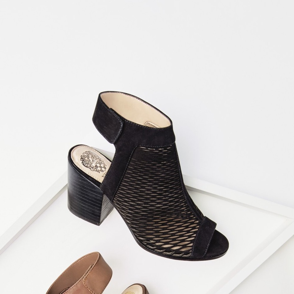 NEW Vince Camuto 'Lavette' Peep Toe Bootie