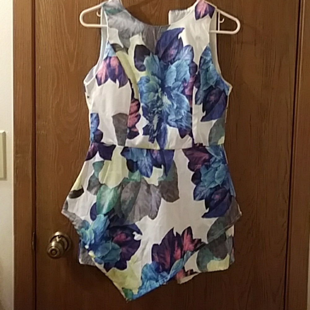 Floral Dress with Shorts attached