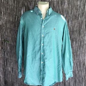 Emerald Green Button Up