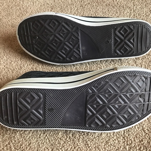 Mens Sneaker Shoe Blue and White Canvas Boy Sz 7.5 - Picture 7 of 8