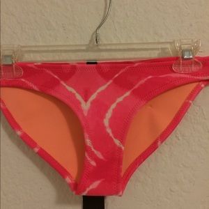 Triangl bikini bottoms- pink tie dye