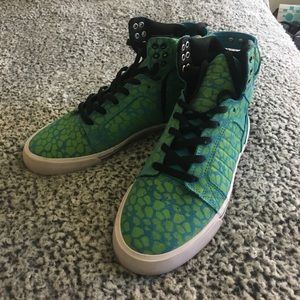 Supra Women's SkyTop in Green/Turquoise Size 8