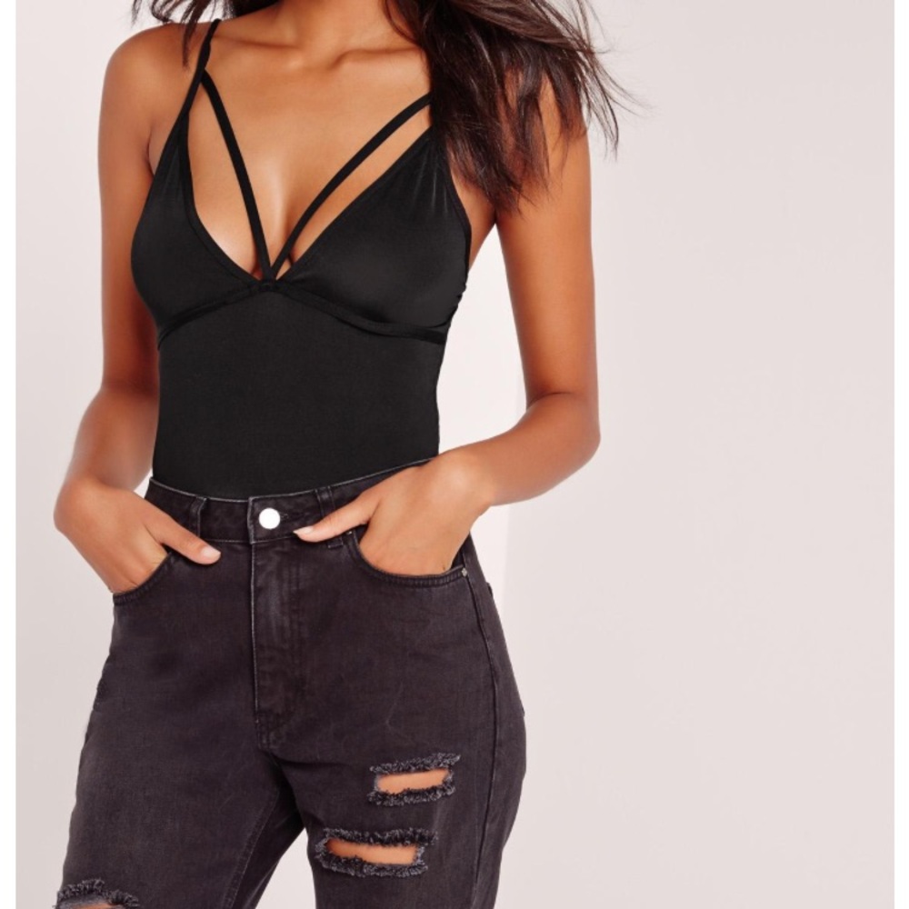 Missguided Black Bodysuit