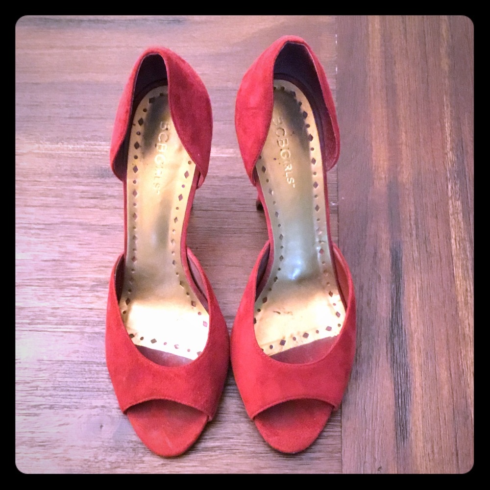 Bcbgirls deep red heels