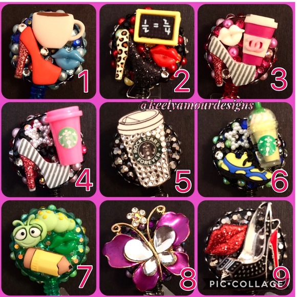 Custom Bling ID badge holder - Picture 1 of 1