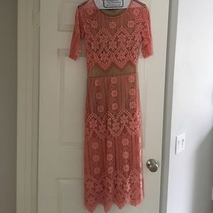 For Love and Lemons Blush Dress