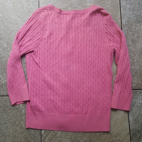 Pink Button Up Sweater - Picture 4 of 4