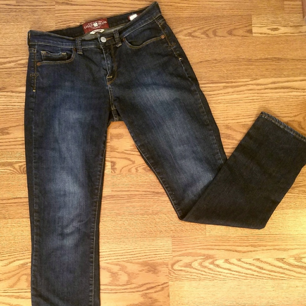 Women's Lucky Brand Sofia Straight Denim Blue 6/28