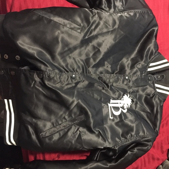 Black Satin bomber - Picture 3 of 3