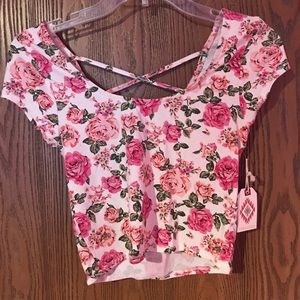 Forever 21 Floral Crop Top