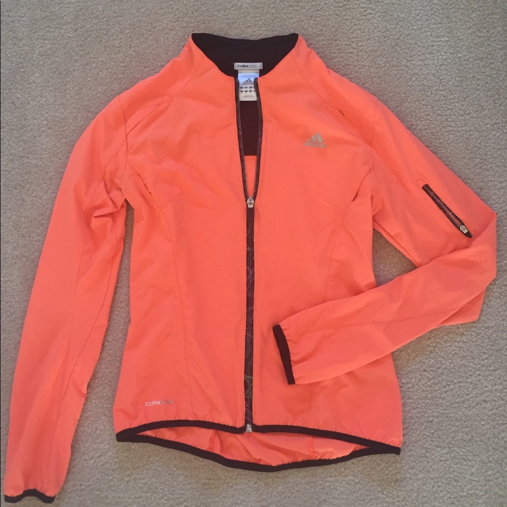 Coral Adidas Zip-up