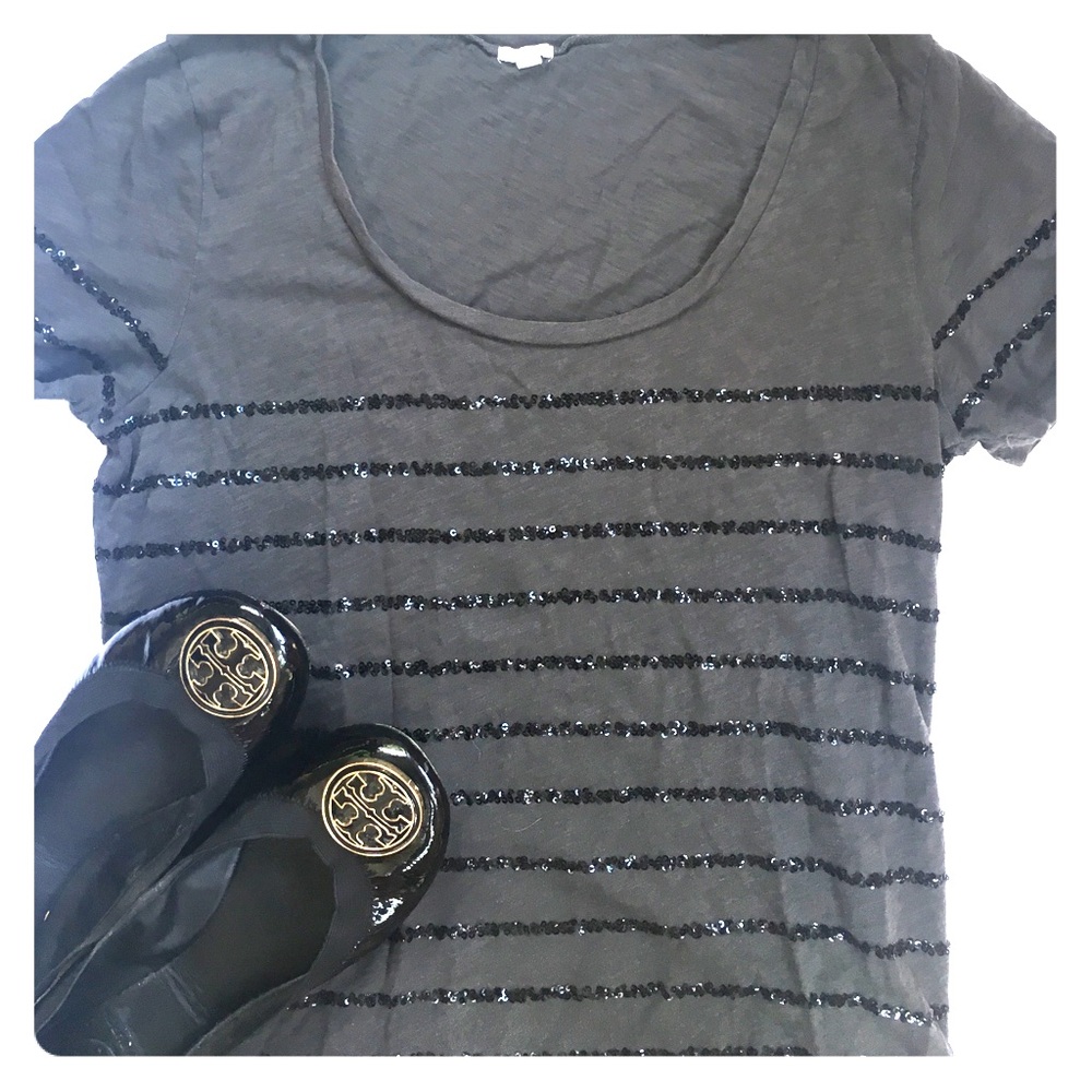 J Crew Sequined Top