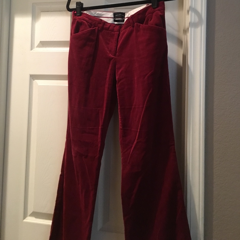 The Limited velvet trouser sz 4