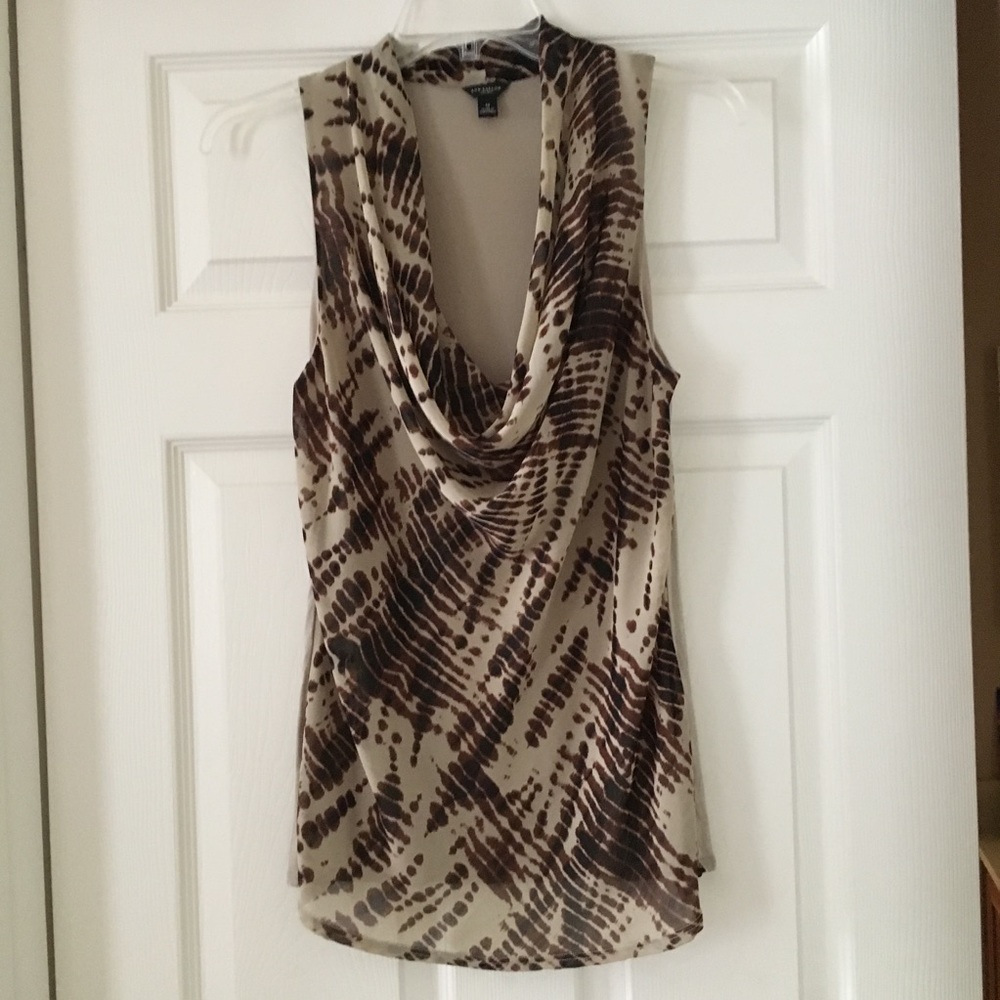 Flattering Cowl Neck Top.  Great with Jeans! GUC