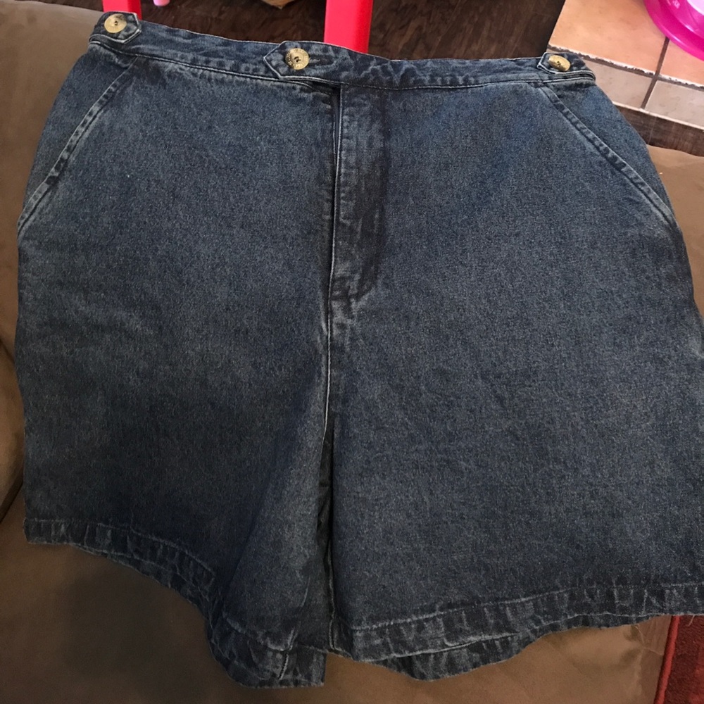 Denim shorts