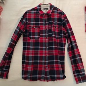 Modern Amusement Plaid Button Down Shirt