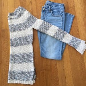 Soft & Cozy Striped Sweater from Mudd Size XS