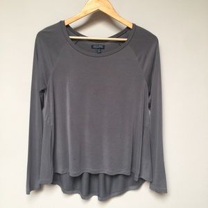 SOFT AND SEXY GREY MODAL TOP