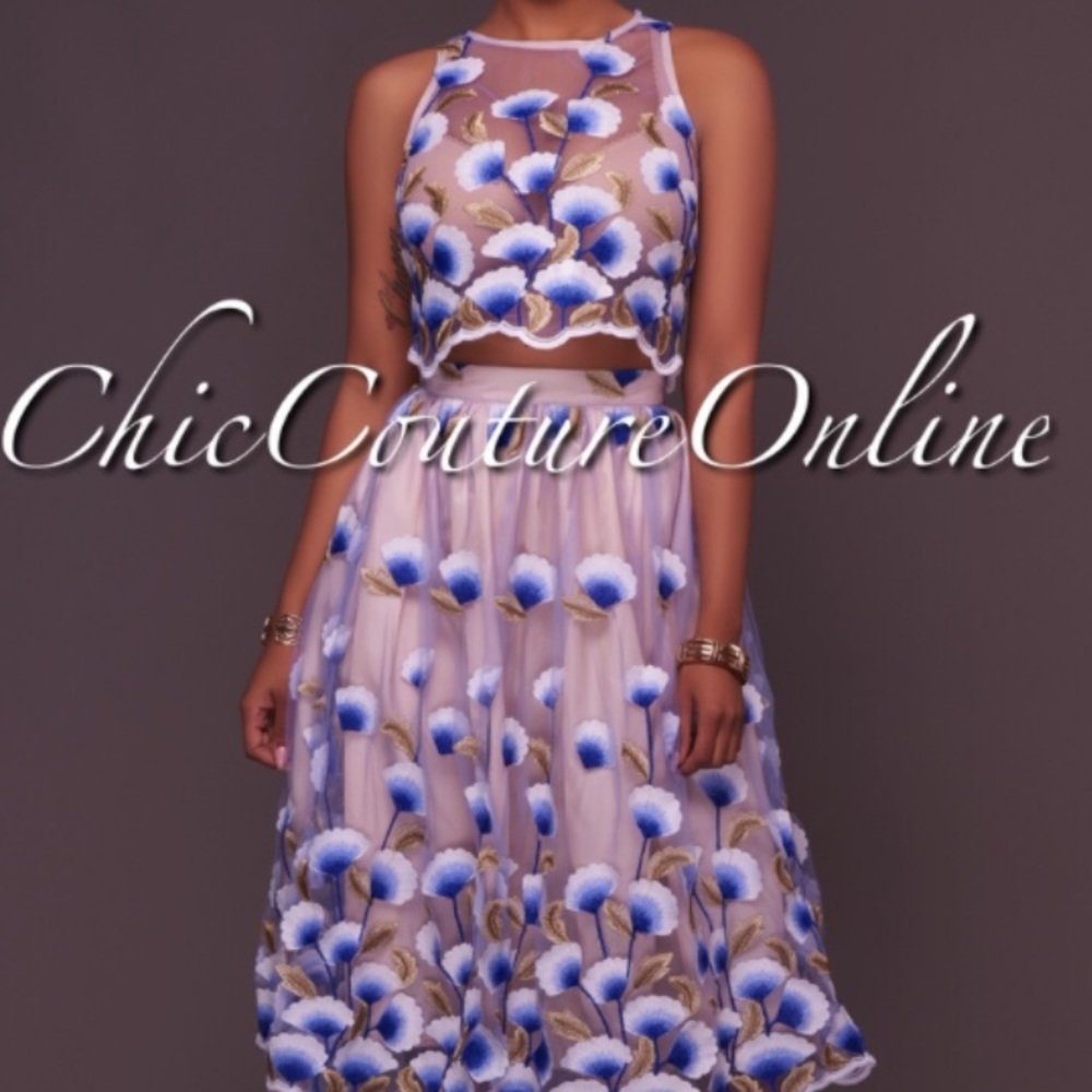 L' ATISTE TWO PIECE SKIRT SET