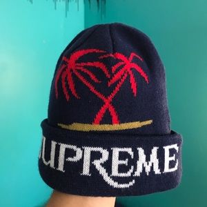 Supreme Palm Tree Beanie