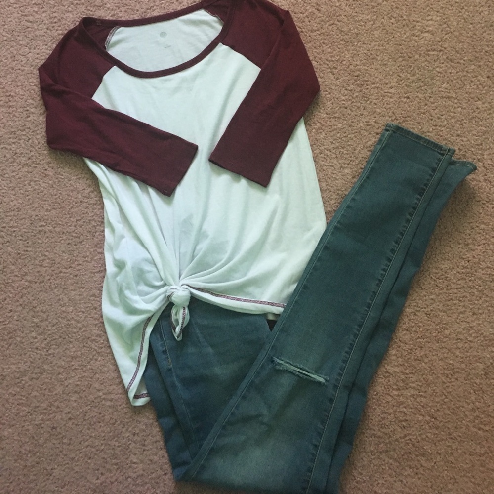 🛍FINAL SALE🛍Baseball style tee