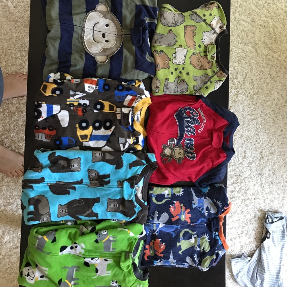 Boys 18 mos carters pj lot