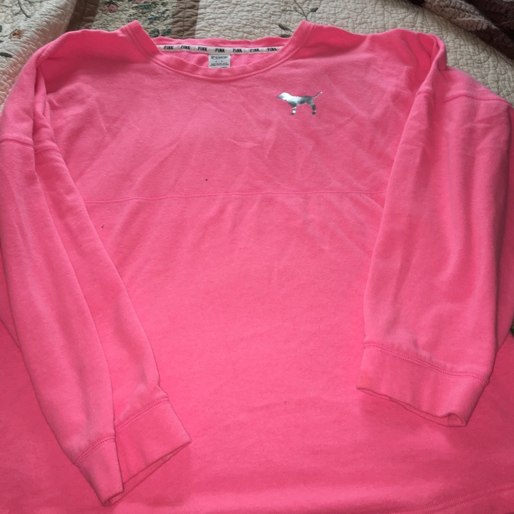 VS Pink long sleeve crew shirt/sweatshirt