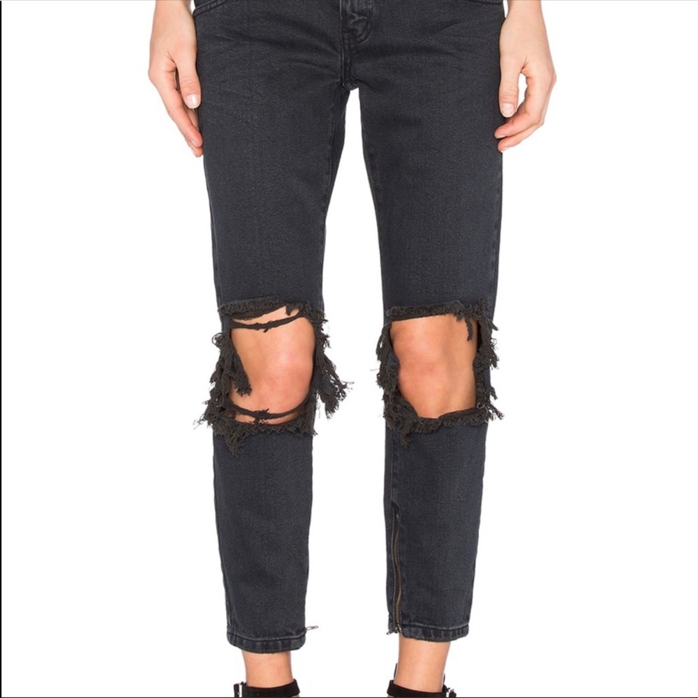 One Teaspoon Freebird Black Jeans