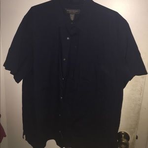 XL Navy Blue (Short Sleeve) Button-Up Banana Rep.