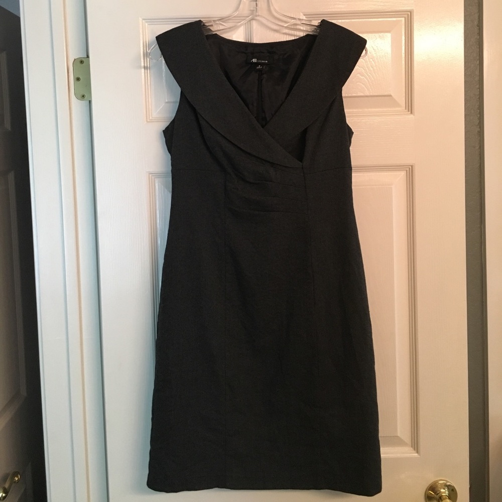 💗AB Studio SZ 6 dark gray dress 💗