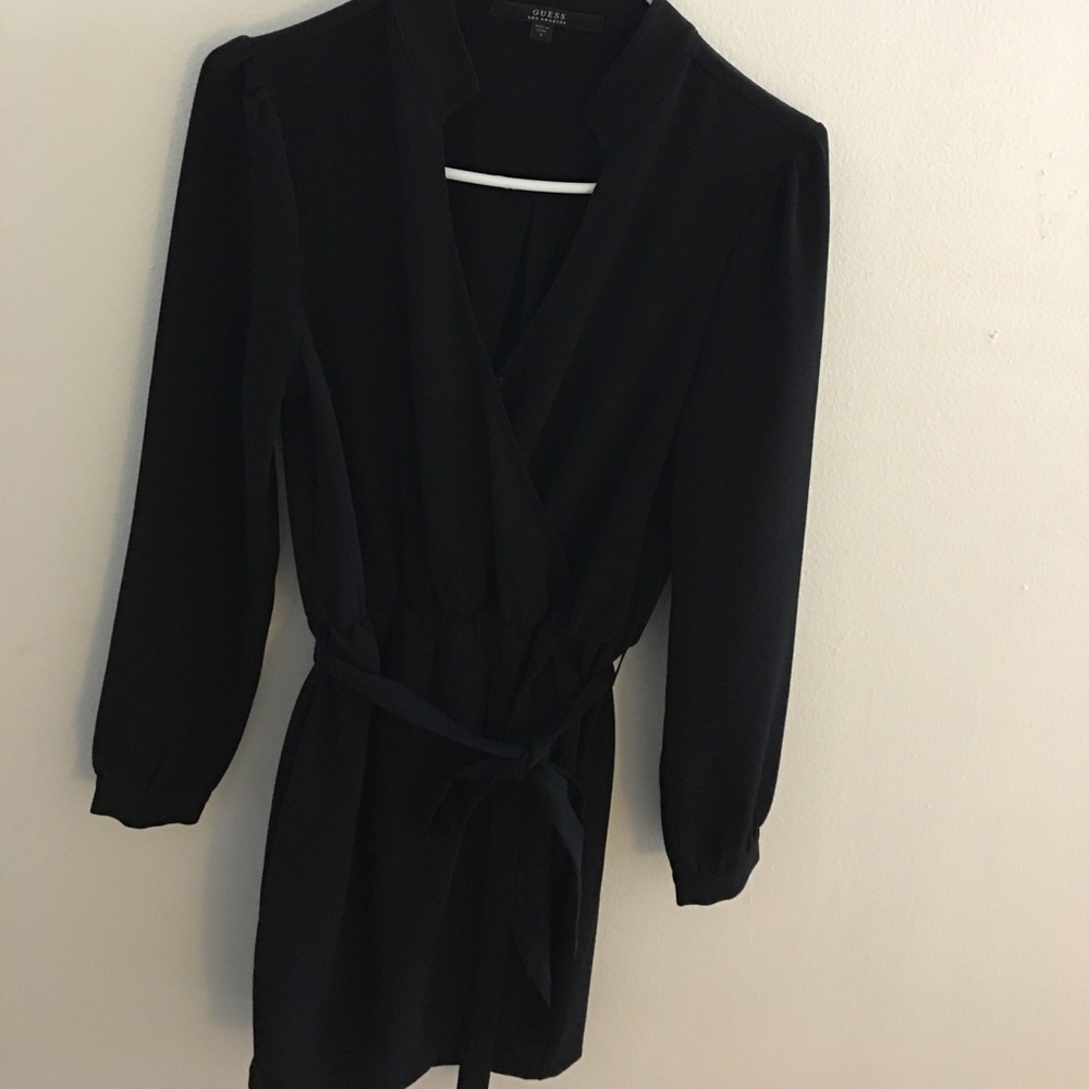 Black mini dress