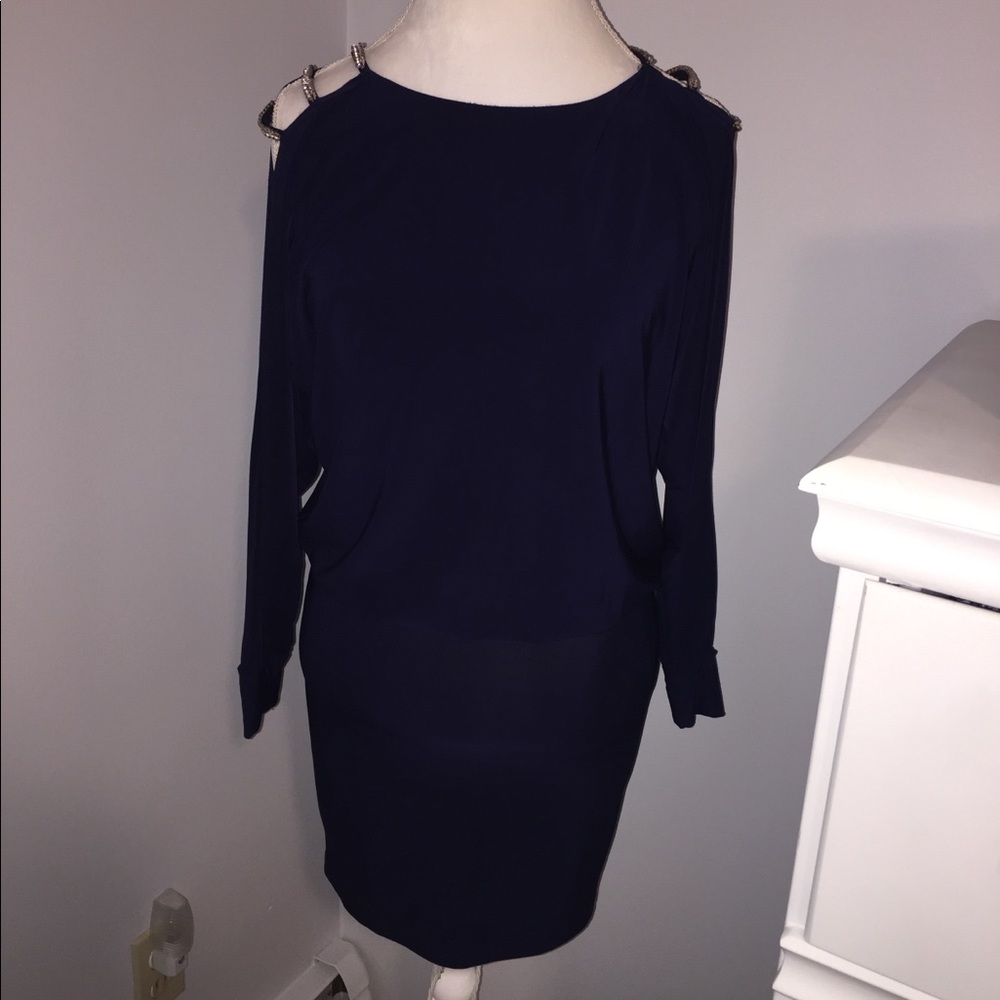 Navy blue dress