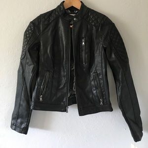 PLEATHER LEVIS MOTO JACKET