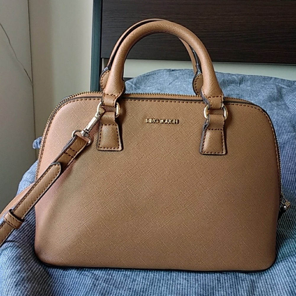 Mango saffiano effect bag