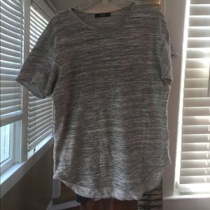 Men's Gray PAC Sun Large Long Tee