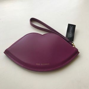 Lulu Guinness lips coin purse