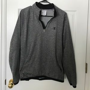 Men's M Champion long sleeve quarter zip