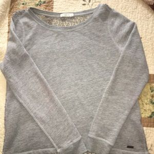 Abecrombie and Fitch knit back sweater