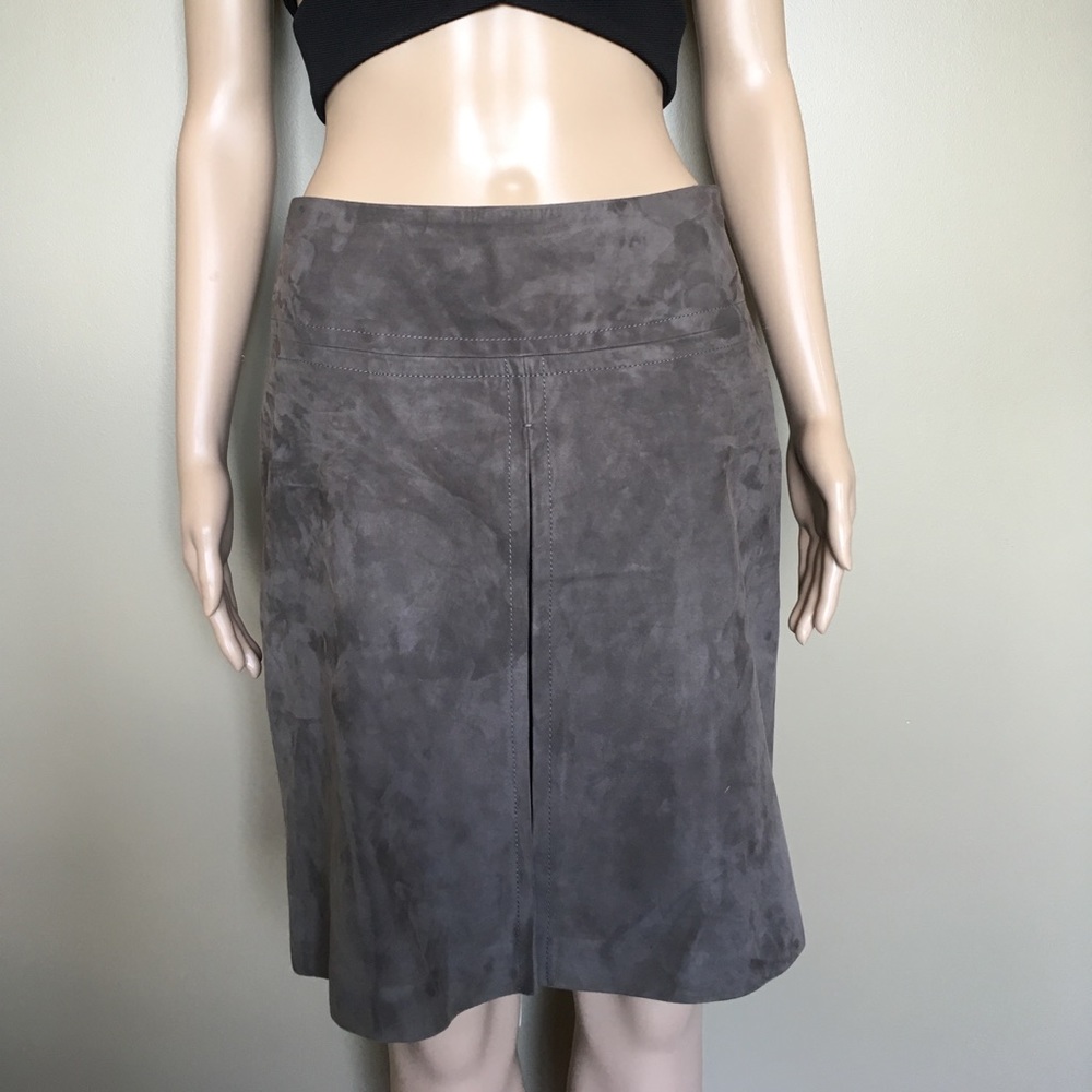 MAX MARA soft suede skirt