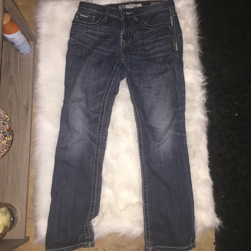 Men's Buckle Jeans