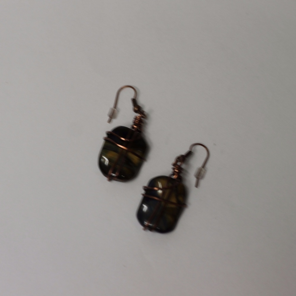 Wire Wrapped Earrings