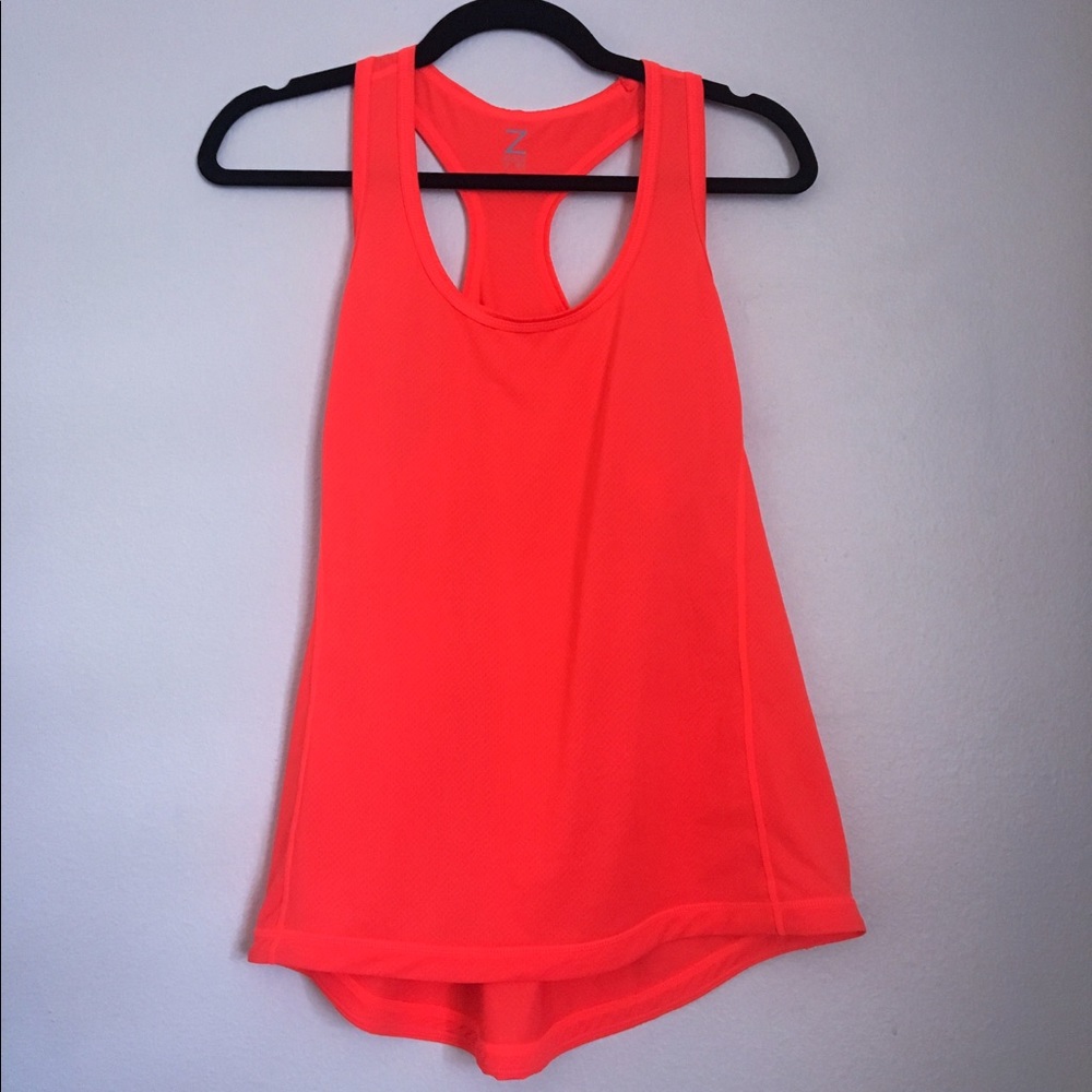 Zella Bright Orange Tank Top