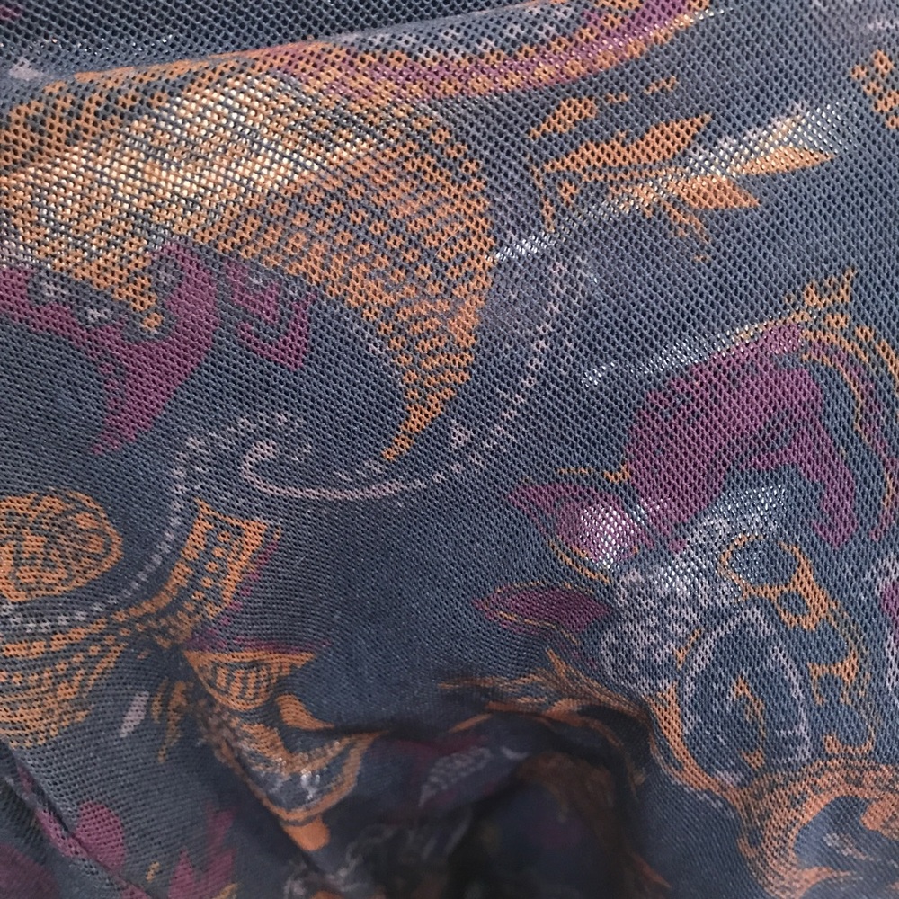 Free People So Fresh Printed Mesh Bodysuit - Picture 6 of 6