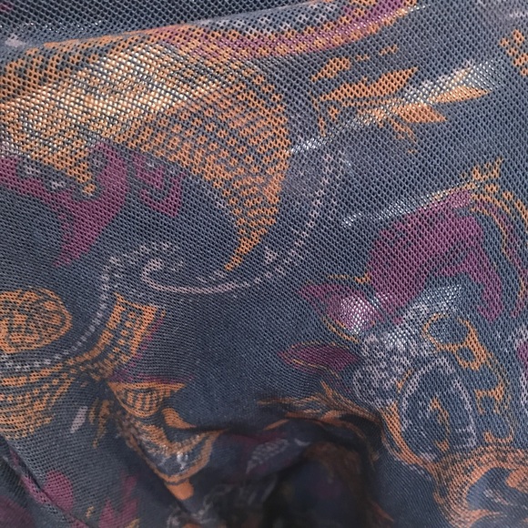 Free People So Fresh Printed Mesh Bodysuit - Picture 6 of 6